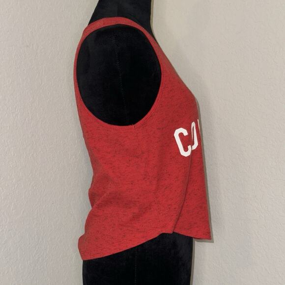 Mighty Fine CAMP COUNSELOR Tank Top Size Large Red Casual Graphic - Picture 2 of 7